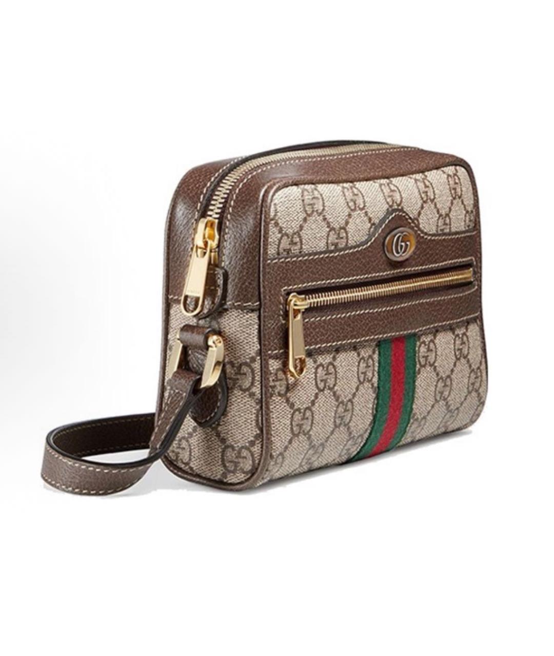 GUCCI Коричневая сумка через плечо, фото 3