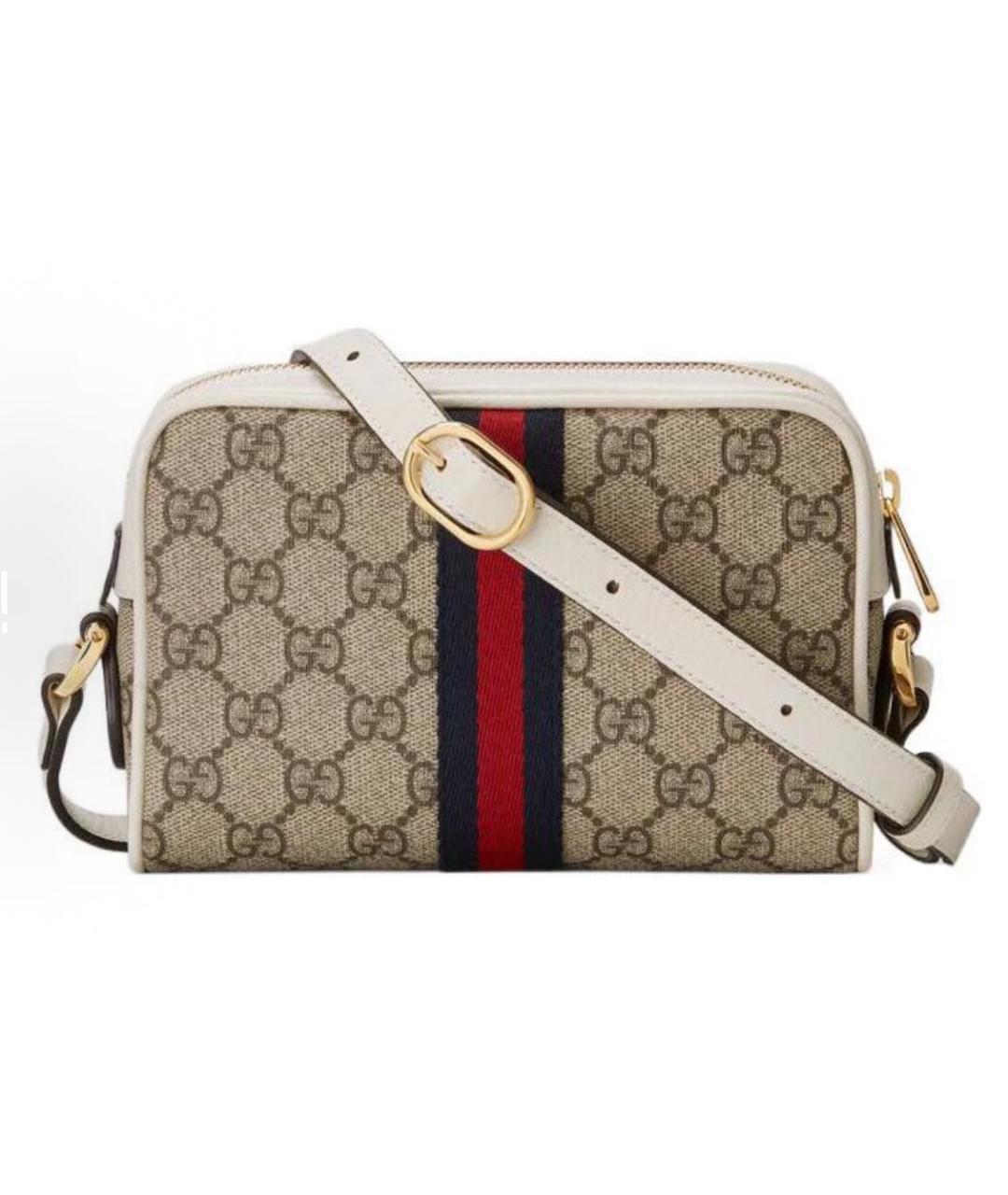 GUCCI Белая сумка через плечо, фото 4