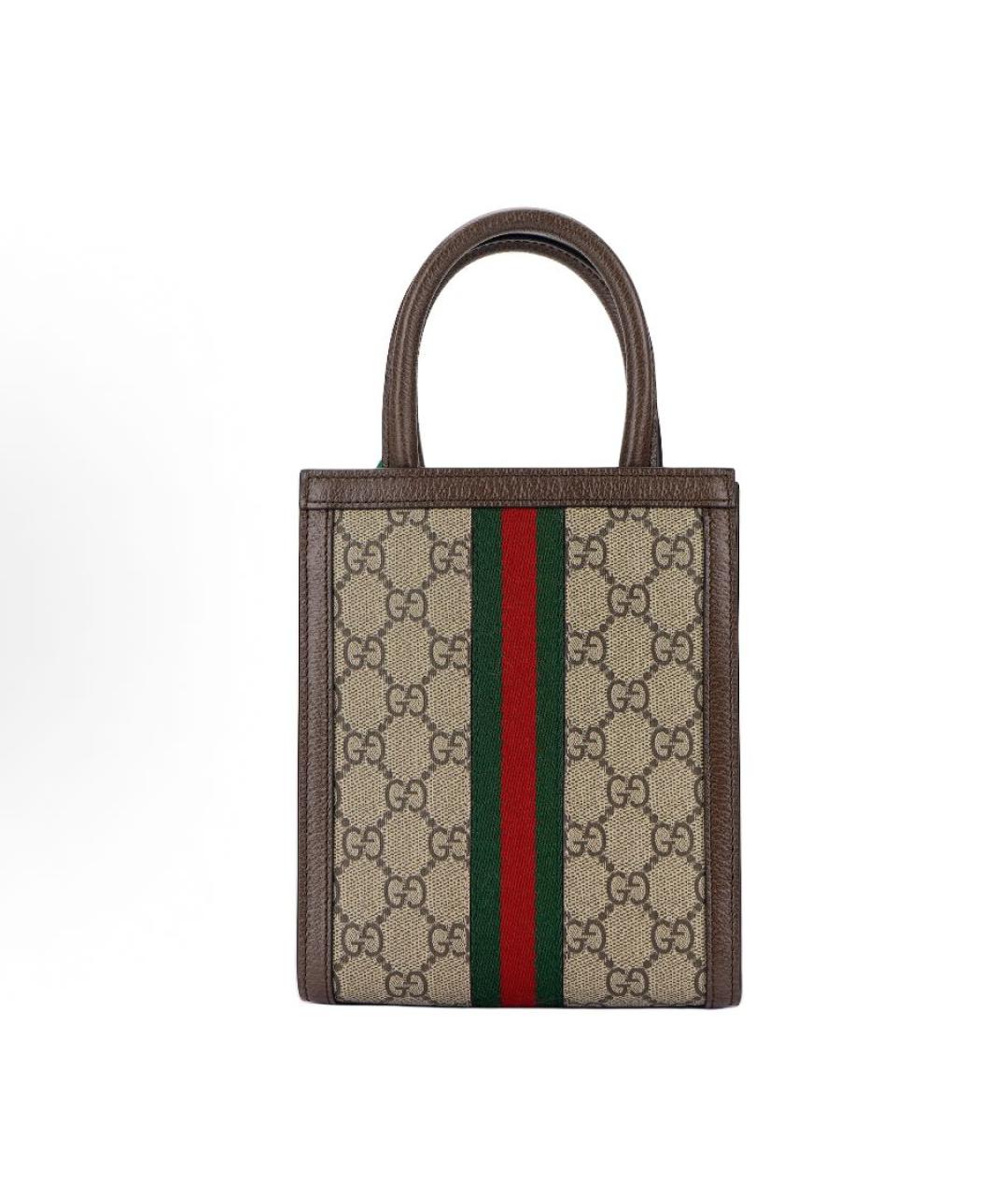 GUCCI Коричневая сумка через плечо, фото 3