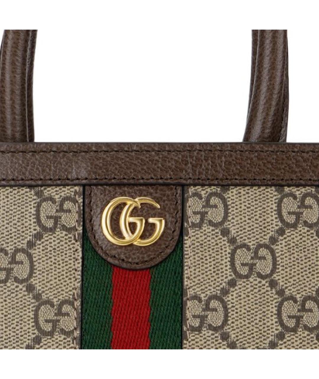 GUCCI Коричневая сумка через плечо, фото 5