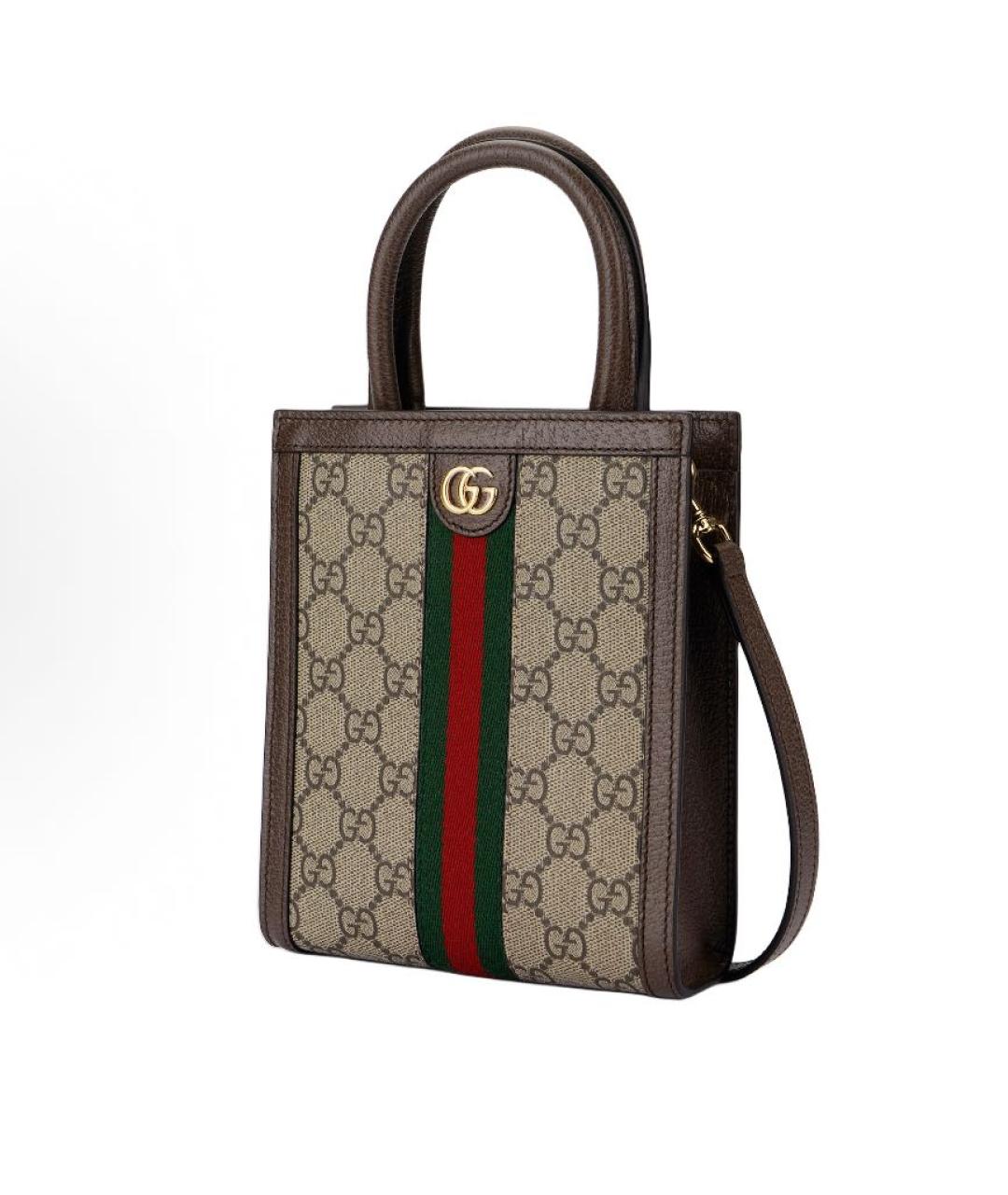 GUCCI Коричневая сумка через плечо, фото 2