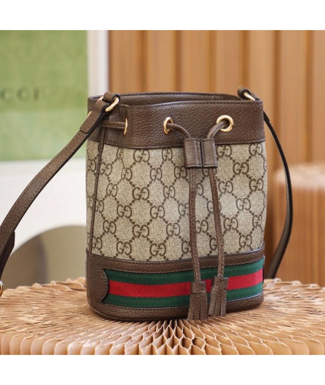 GUCCI Хаки сумка через плечо, фото 5