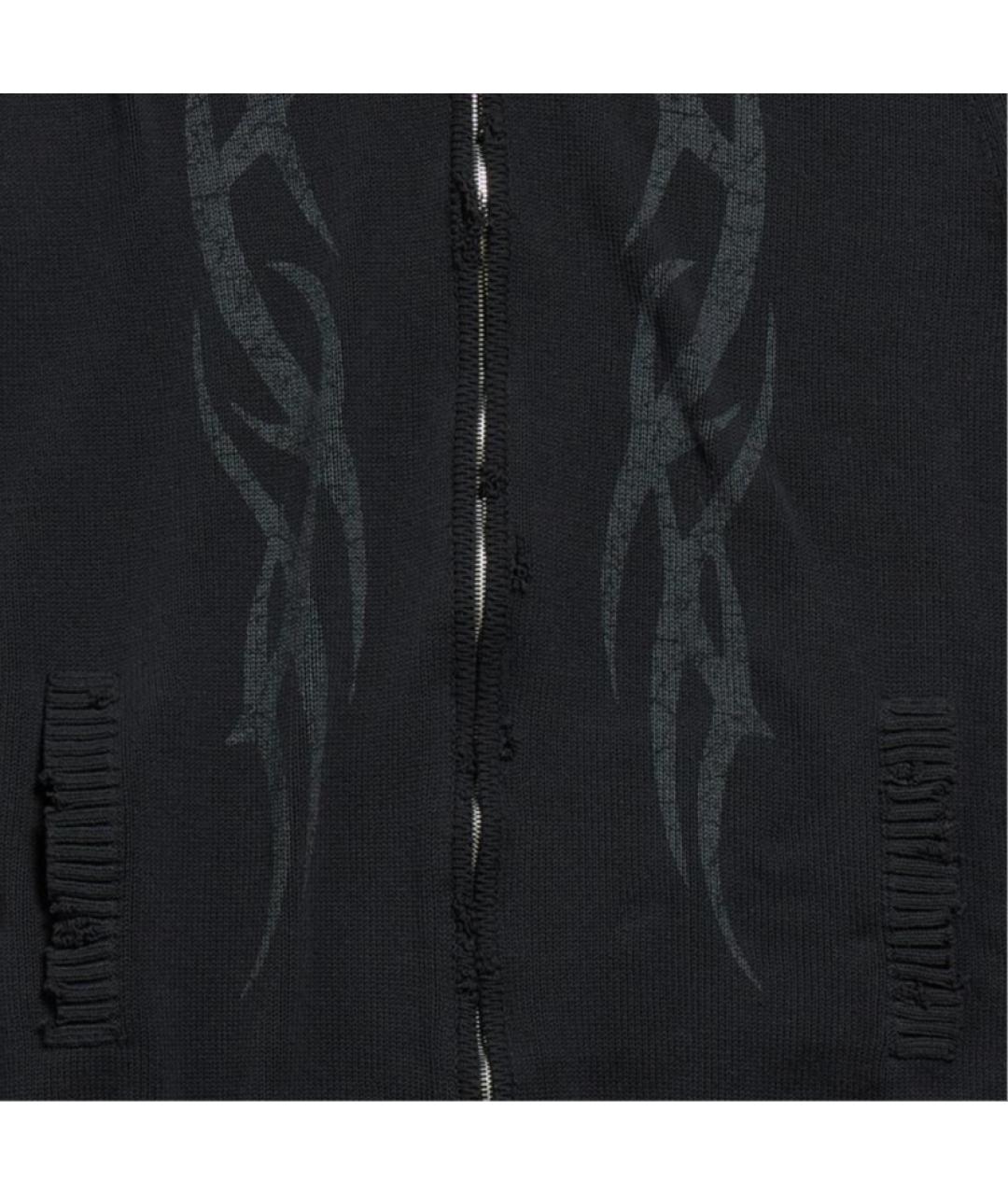 BALENCIAGA Черный полиэстеровый кардиган, фото 7