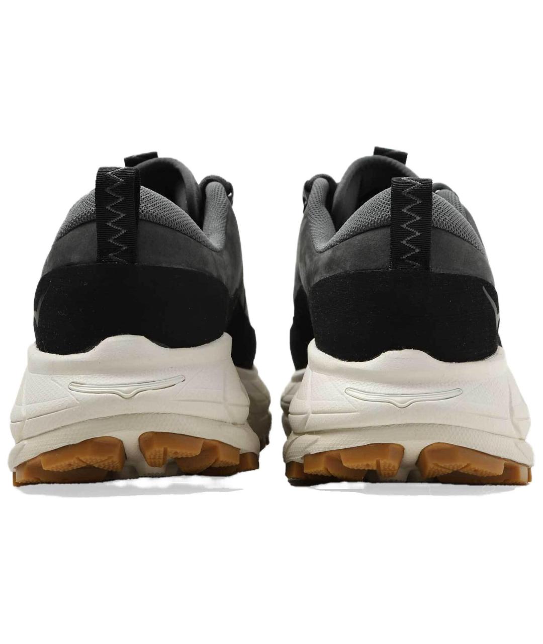 HOKA Черные замшевые кроссовки, фото 3