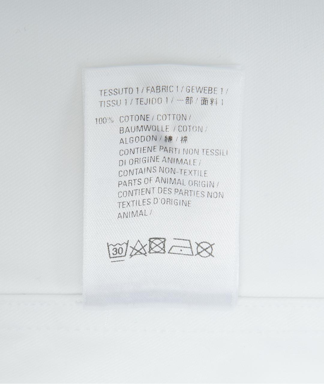 BALENCIAGA Белая хлопковая рубашка, фото 7