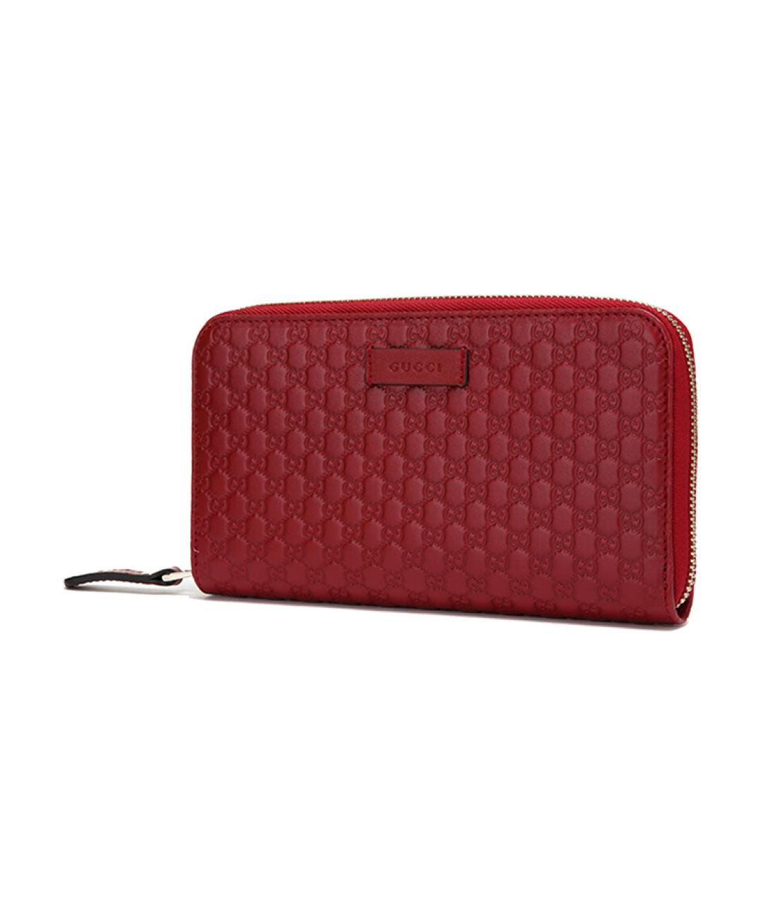 GUCCI Красный кожаный кошелек, фото 3