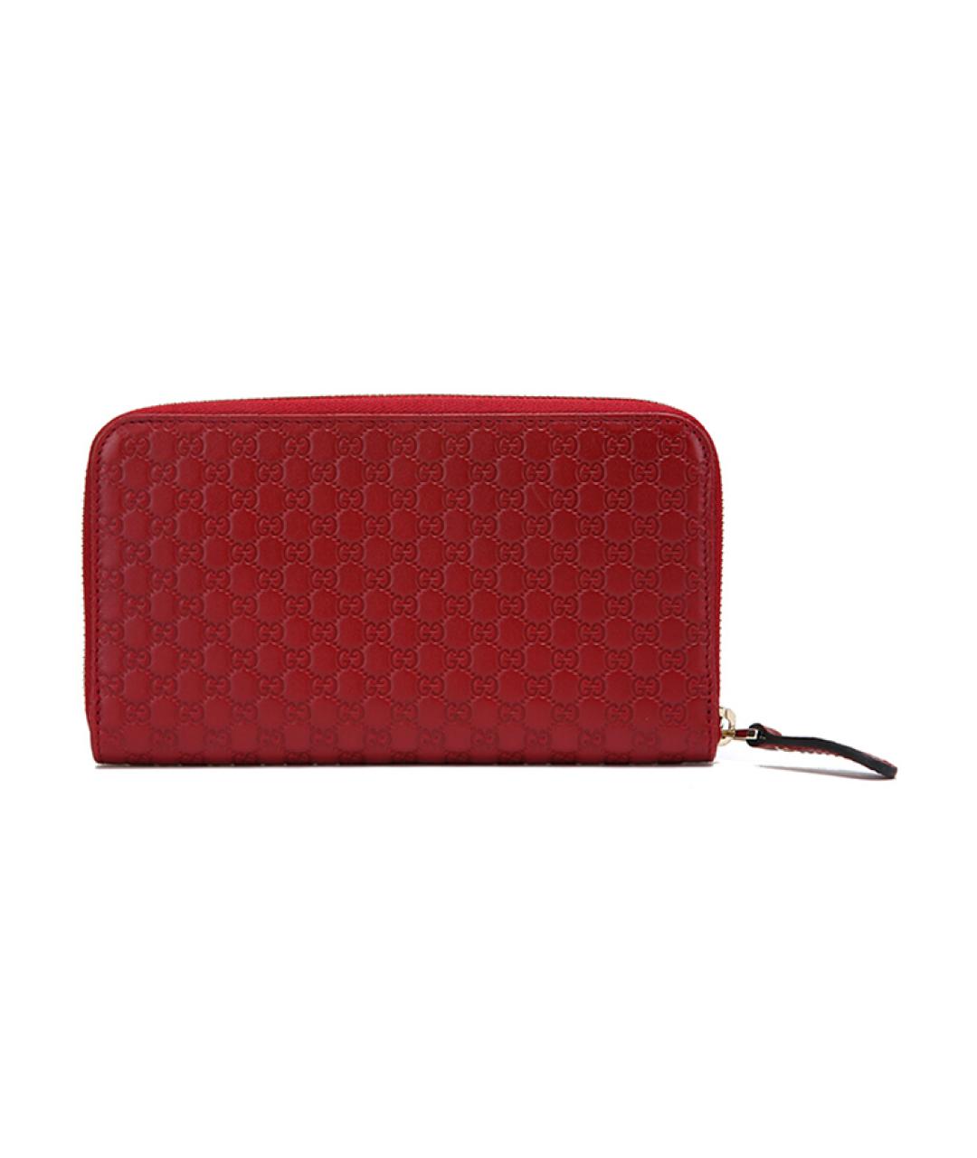 GUCCI Красный кожаный кошелек, фото 1