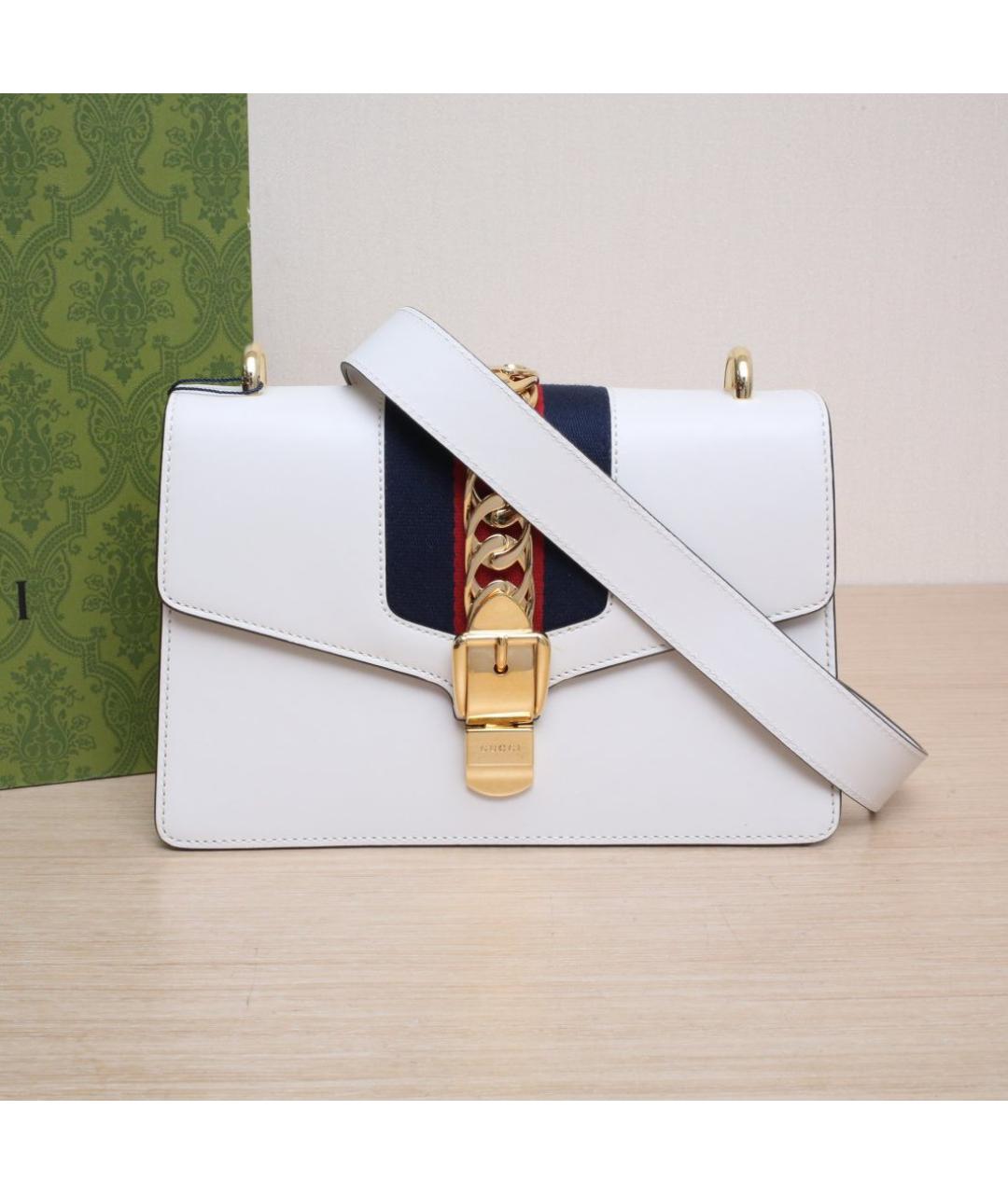 GUCCI Белая сумка через плечо, фото 2
