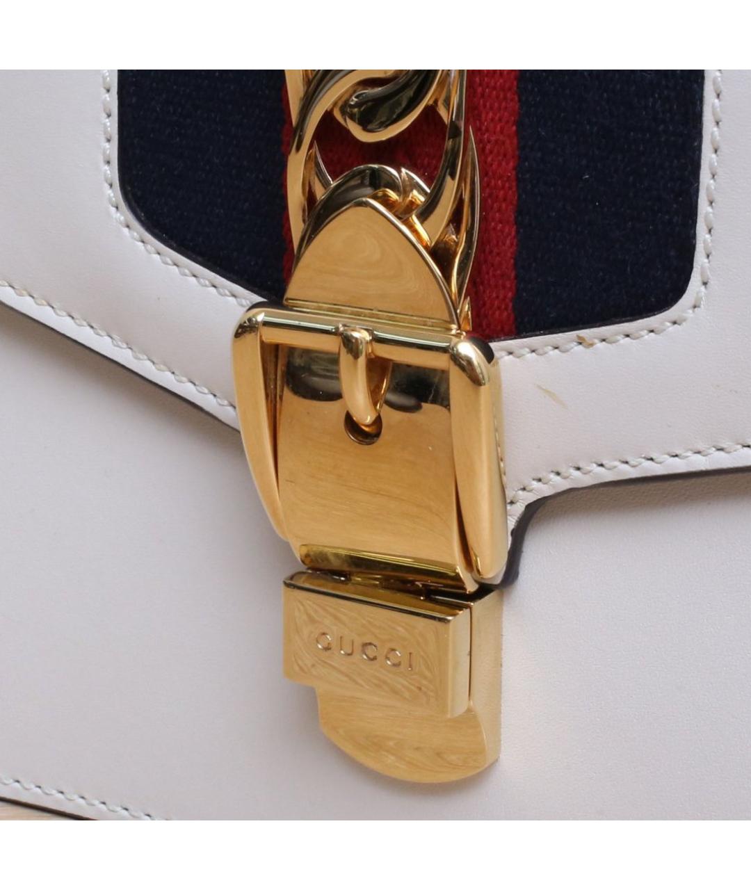 GUCCI Белая сумка через плечо, фото 8