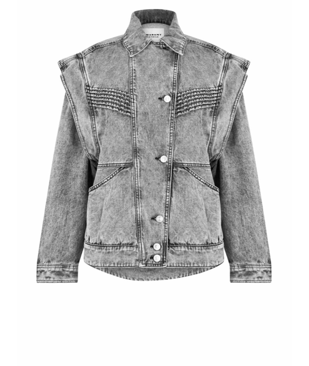 ISABEL MARANT ETOILE Серая деним куртка, фото 1
