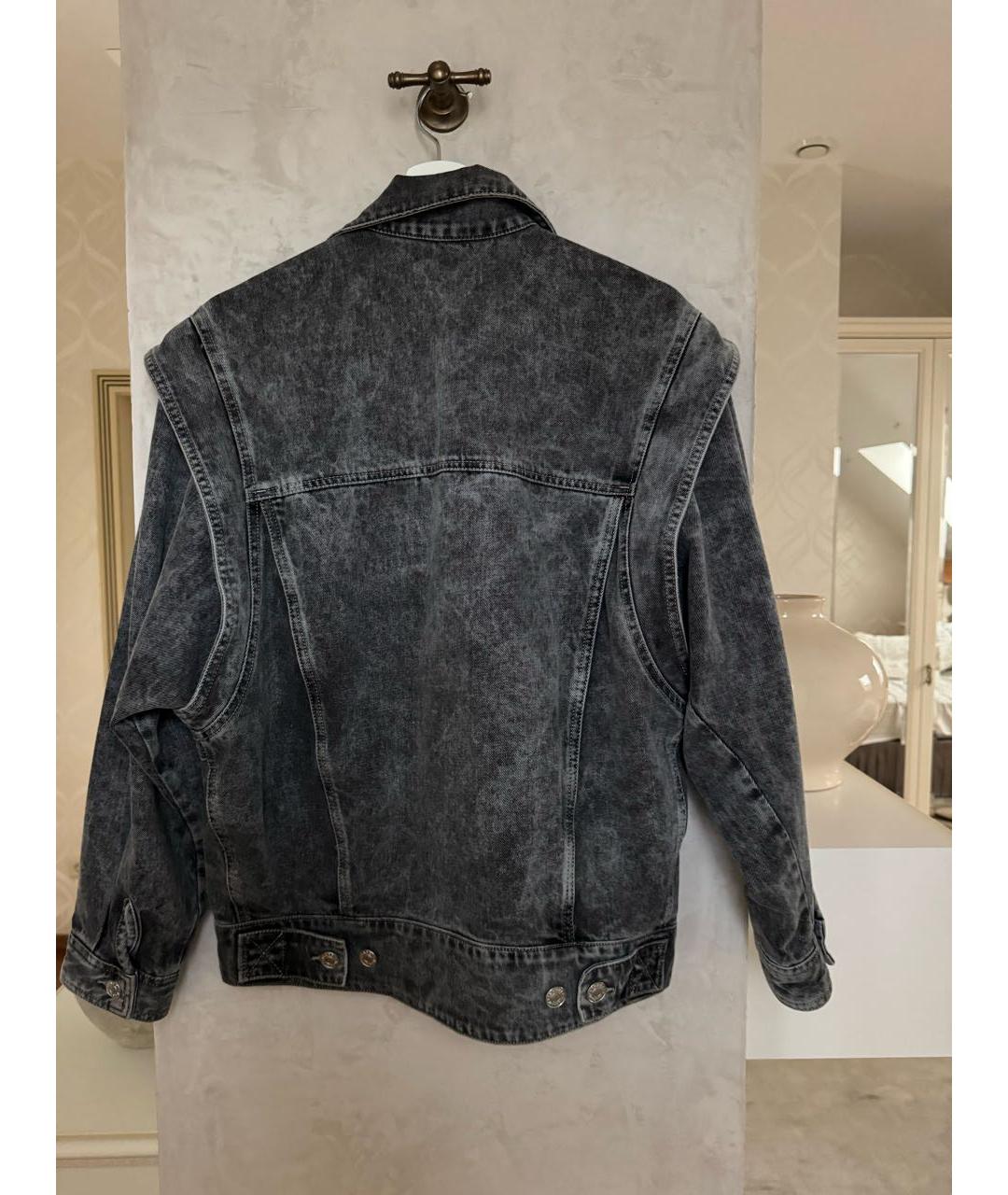 ISABEL MARANT ETOILE Серая деним куртка, фото 2