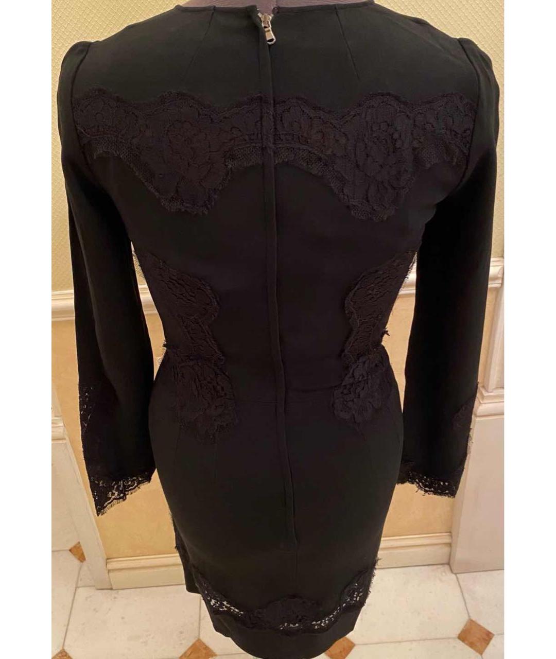 DOLCE&GABBANA Черное коктейльное платье, фото 3