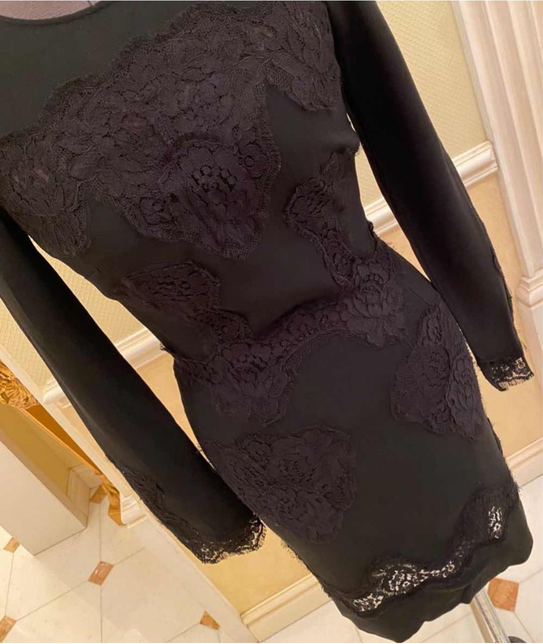 DOLCE&GABBANA Черное коктейльное платье, фото 2