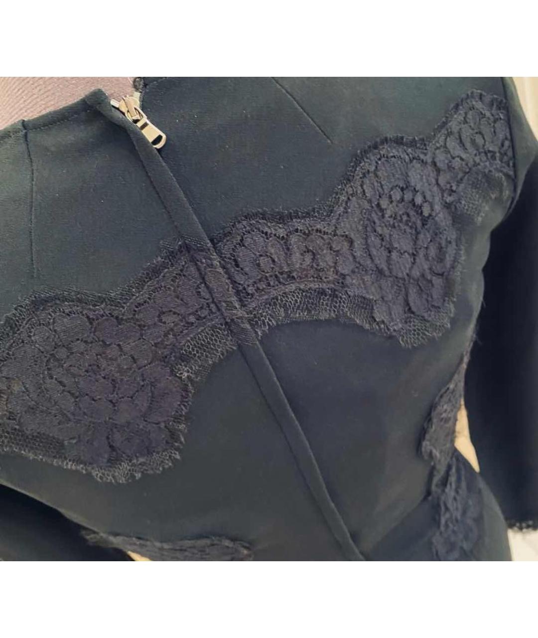 DOLCE&GABBANA Черное коктейльное платье, фото 4