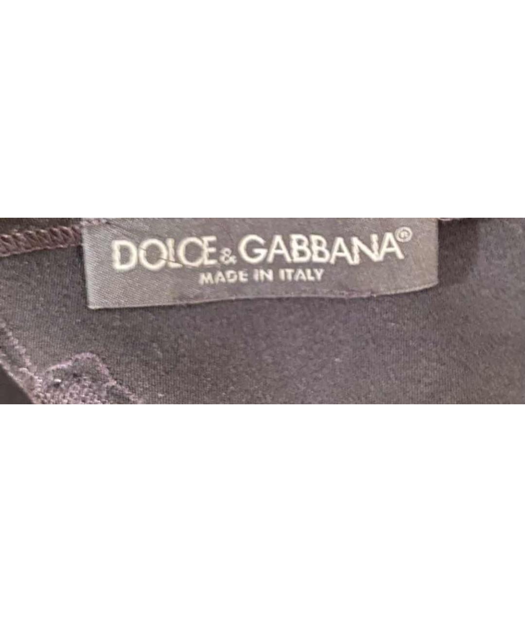 DOLCE&GABBANA Черное коктейльное платье, фото 5