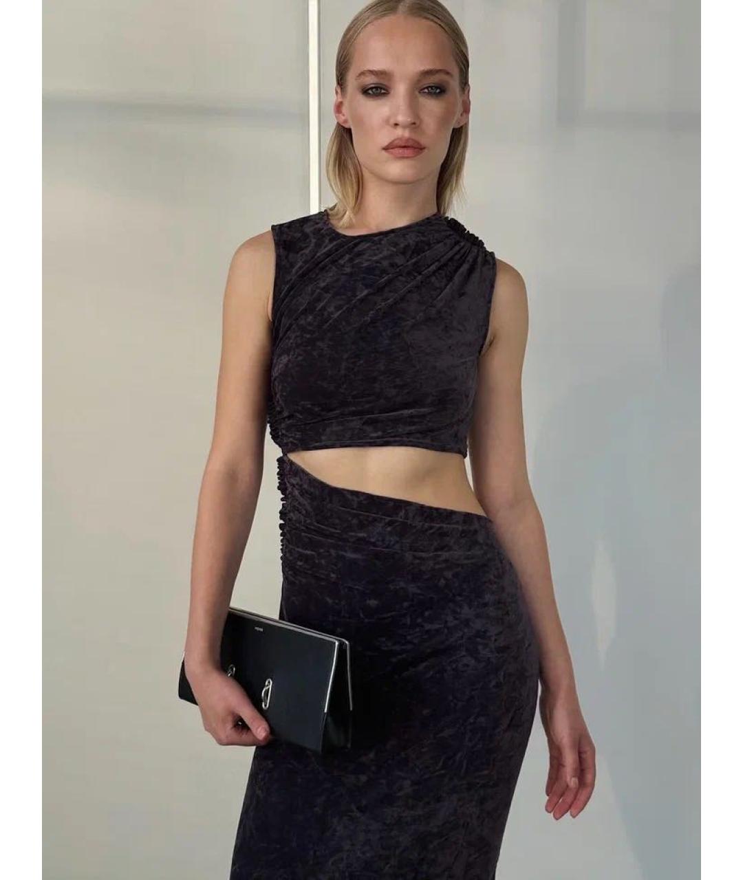 ATLEIN Фиолетовое полиэстеровое вечернее платье, фото 3