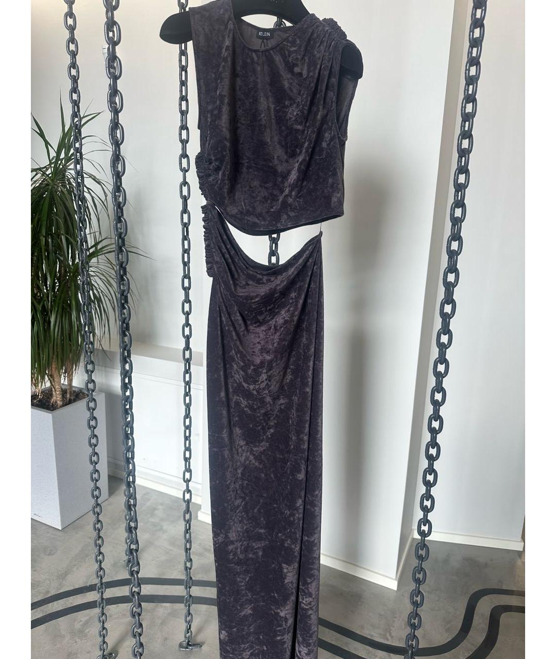 ATLEIN Фиолетовое полиэстеровое вечернее платье, фото 5