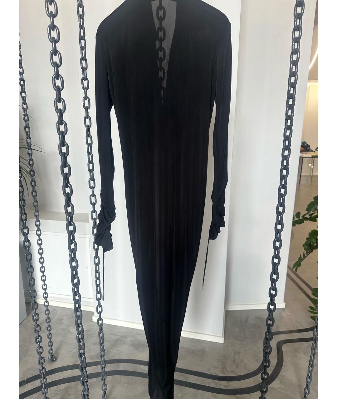 ATLEIN Черное вискозное вечернее платье, фото 2