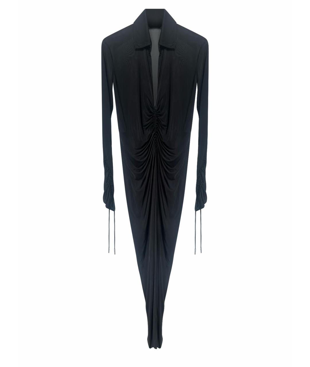 ATLEIN Черное вискозное вечернее платье, фото 1