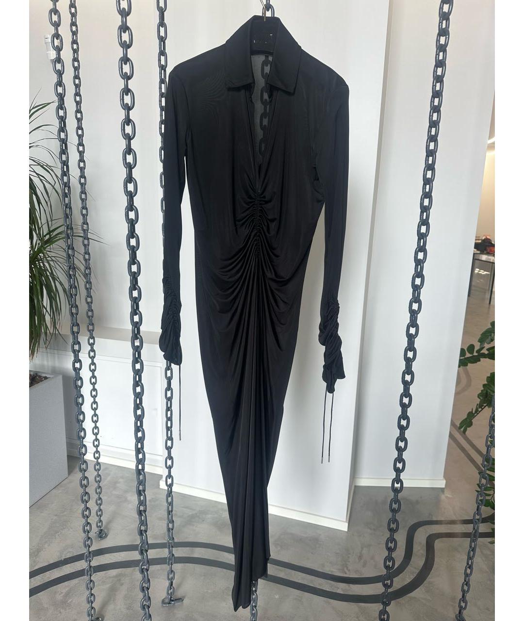 ATLEIN Черное вискозное вечернее платье, фото 4