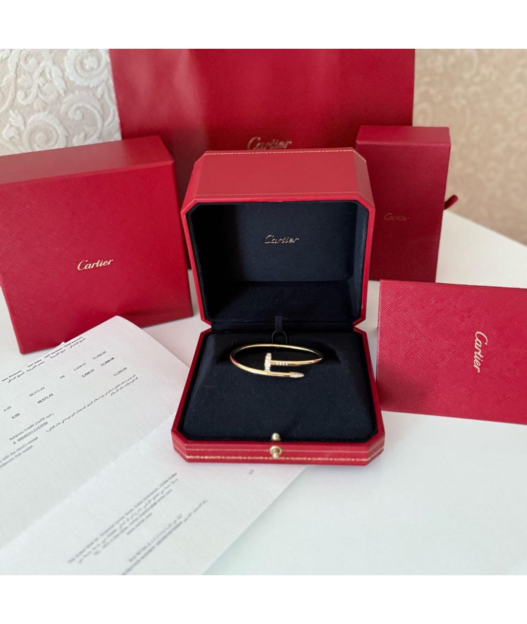 CARTIER Золотой браслет из желтого золота, фото 6