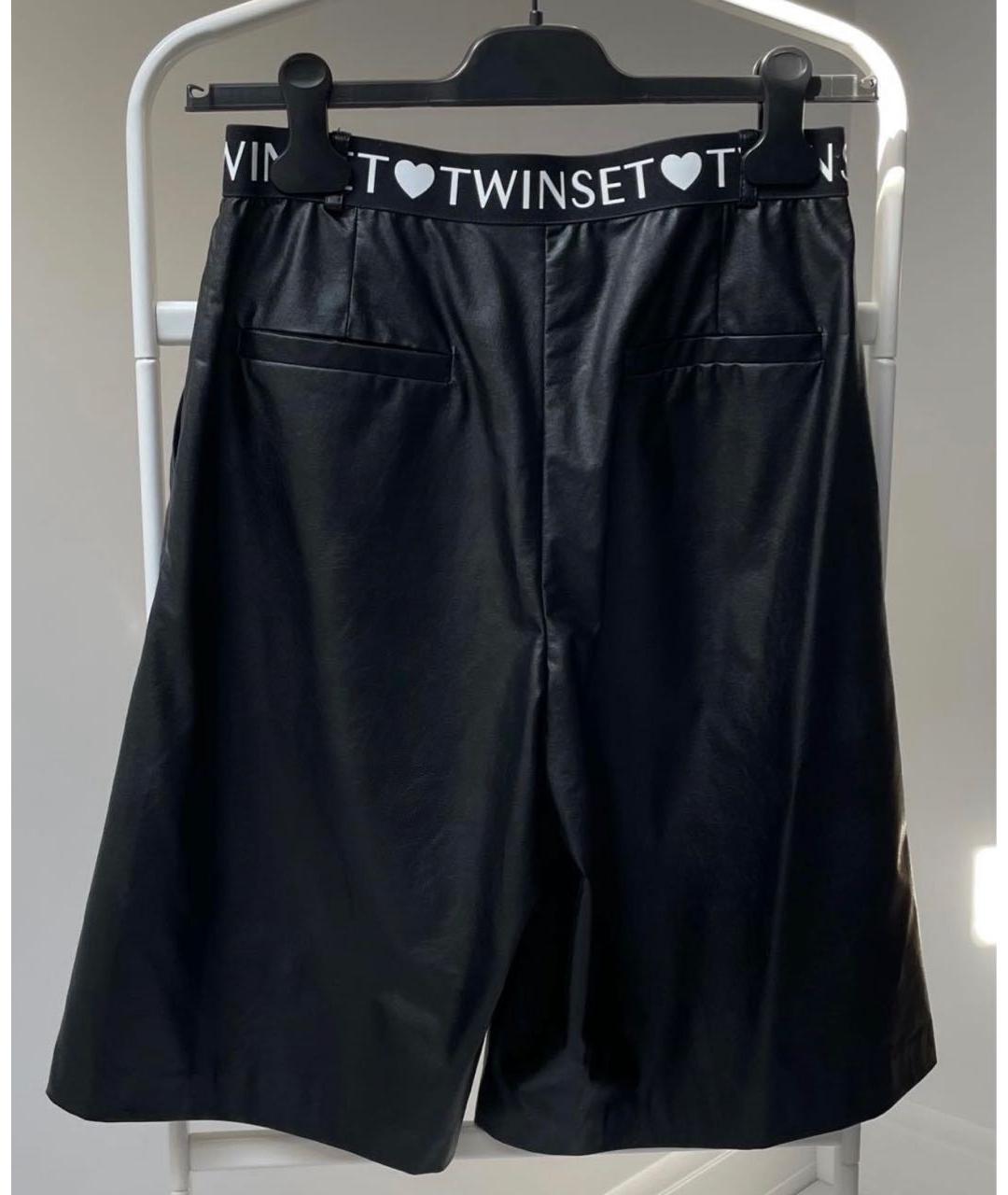 TWIN-SET Черные брюки и шорты, фото 2