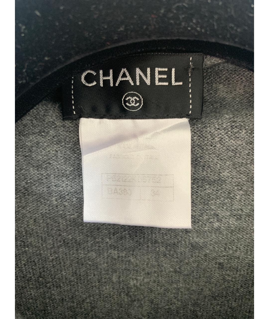 CHANEL Серая кашемировая спортивная куртка, фото 9