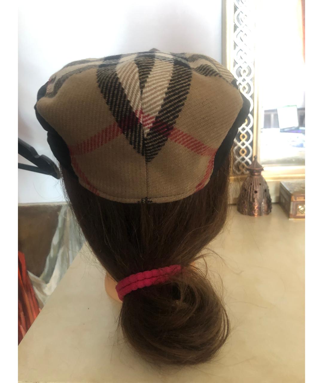 BURBERRY Мульти шерстяная кепка/бейсболка, фото 5