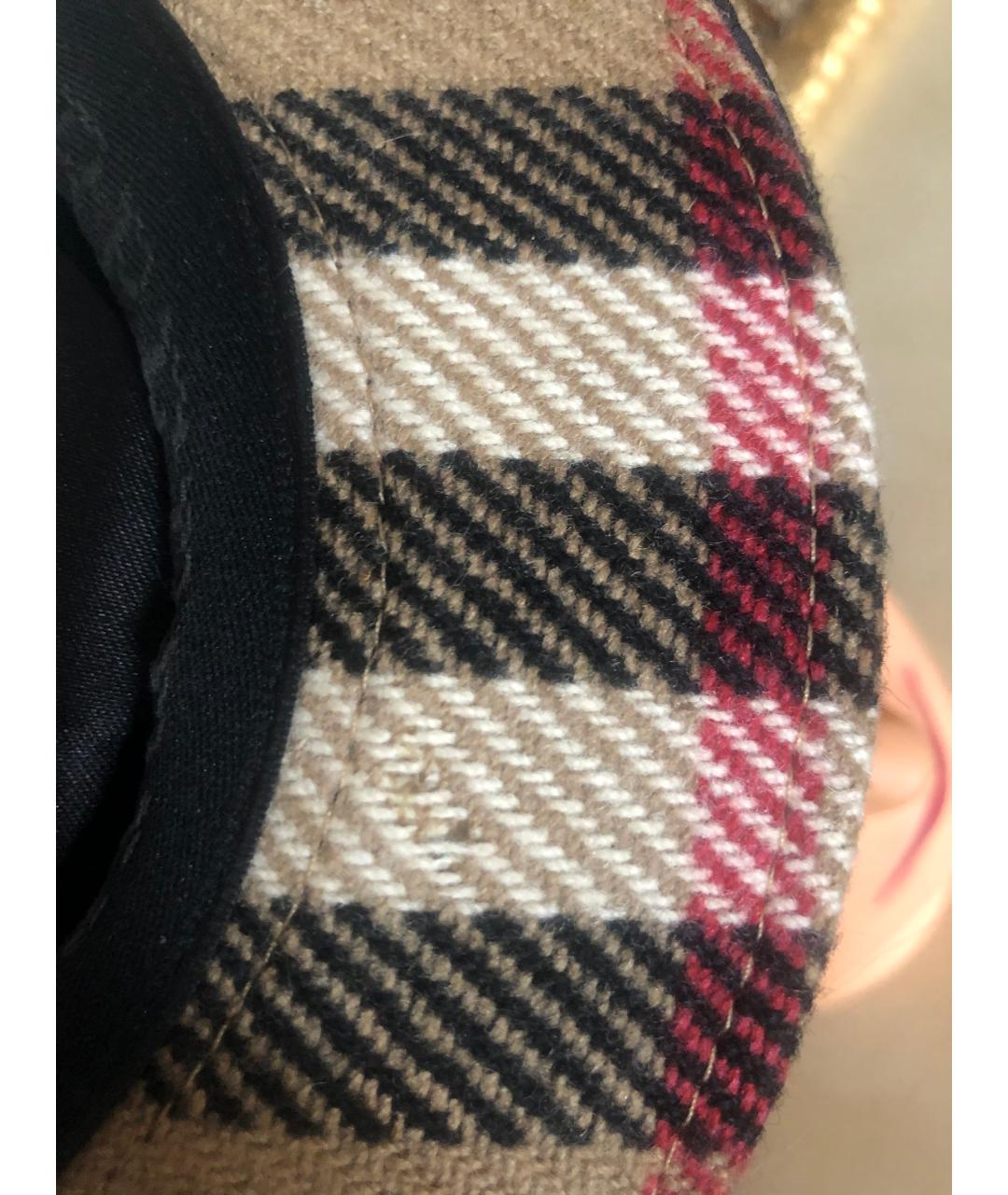 BURBERRY Мульти шерстяная кепка/бейсболка, фото 8