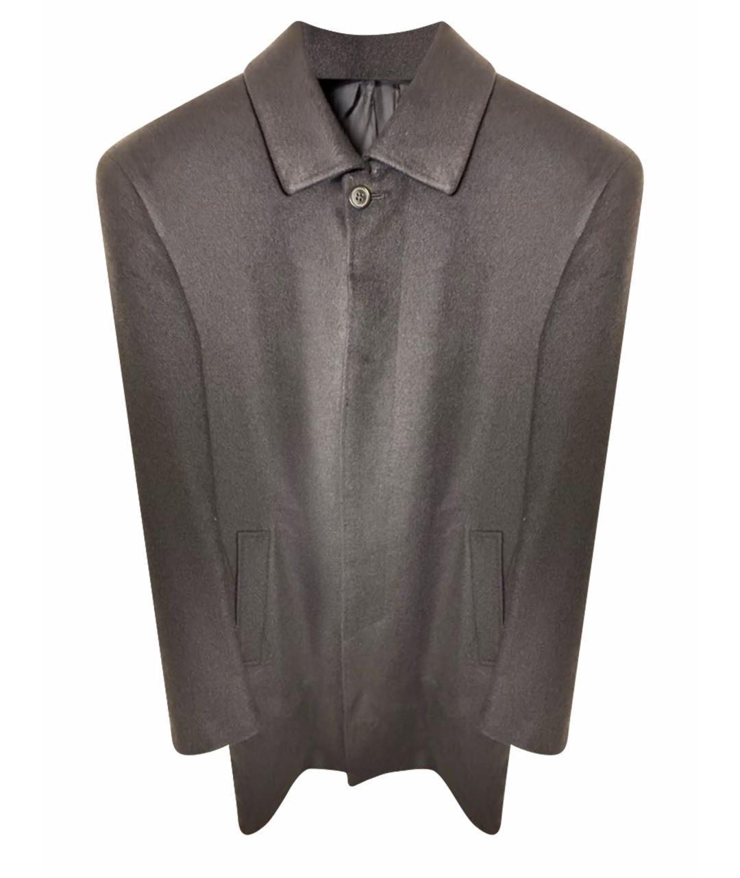 BRIONI Темно-синее кашемировое пальто, фото 1