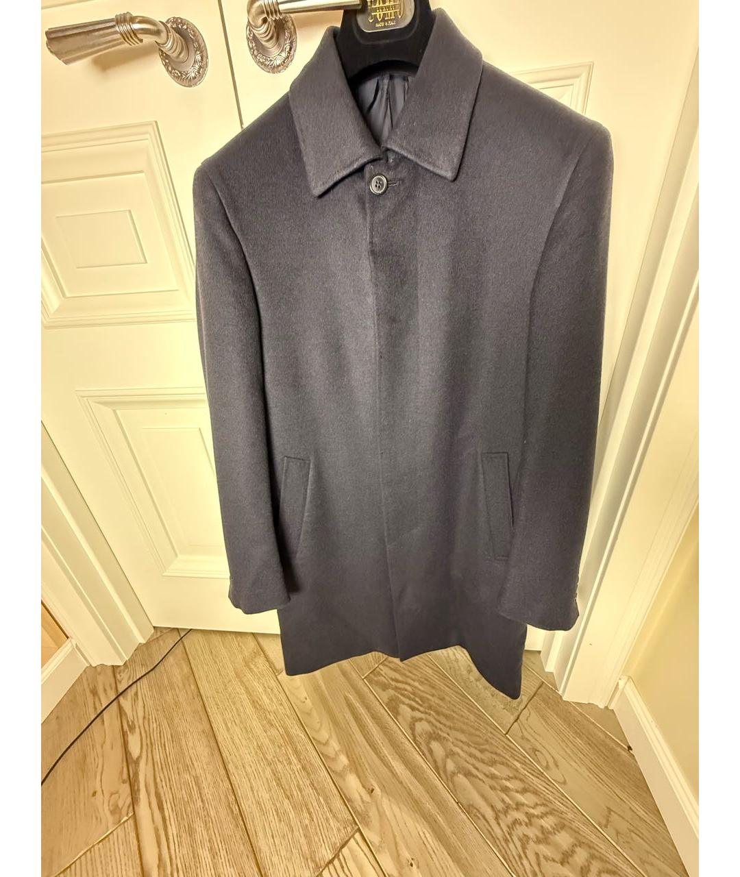 BRIONI Темно-синее кашемировое пальто, фото 7