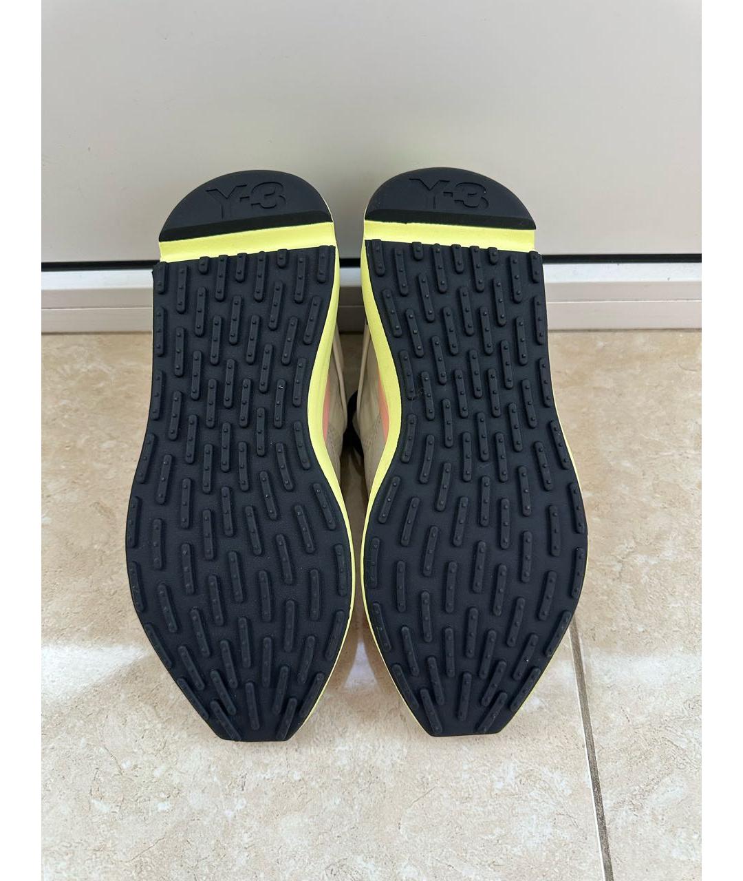 Y-3 Серые кожаные кроссовки, фото 6
