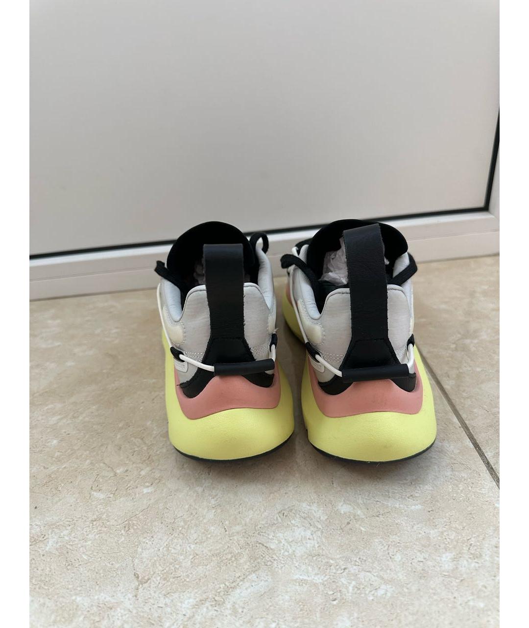 Y-3 Серые кожаные кроссовки, фото 4