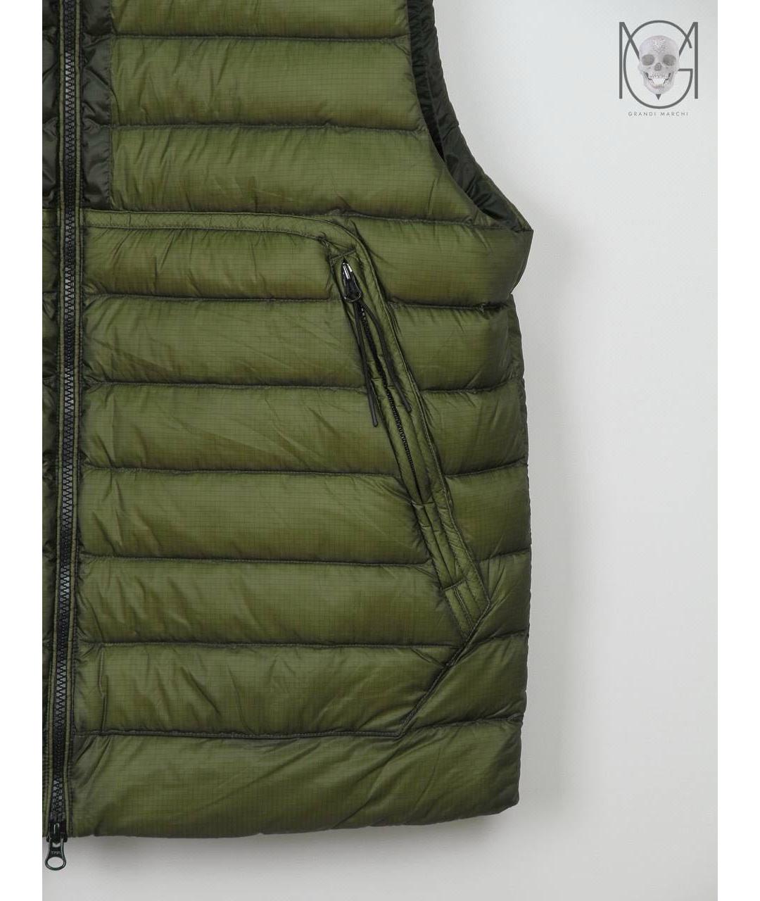 CP COMPANY Зеленый синтетический жилет, фото 6
