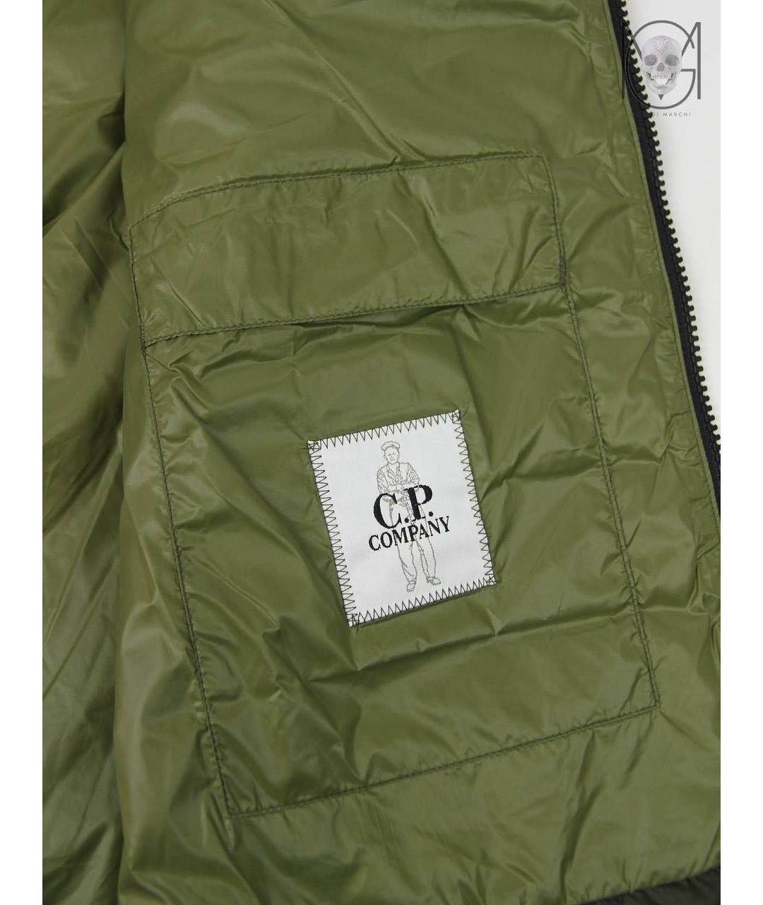 CP COMPANY Зеленый синтетический жилет, фото 7