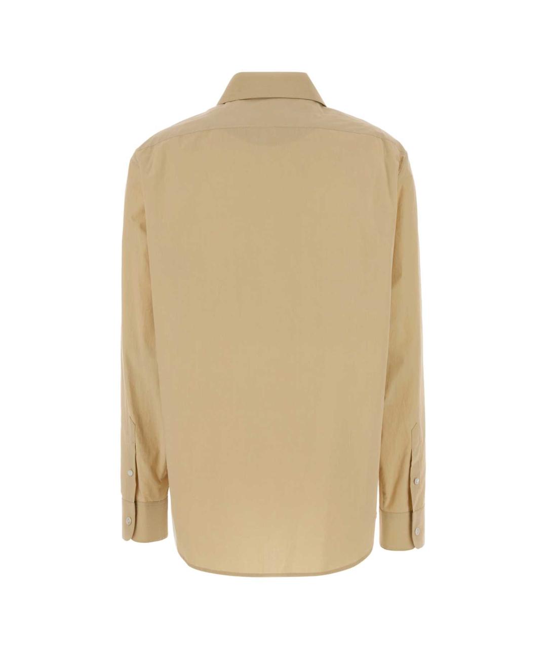 THE ROW Бежевая хлопковая рубашка, фото 2