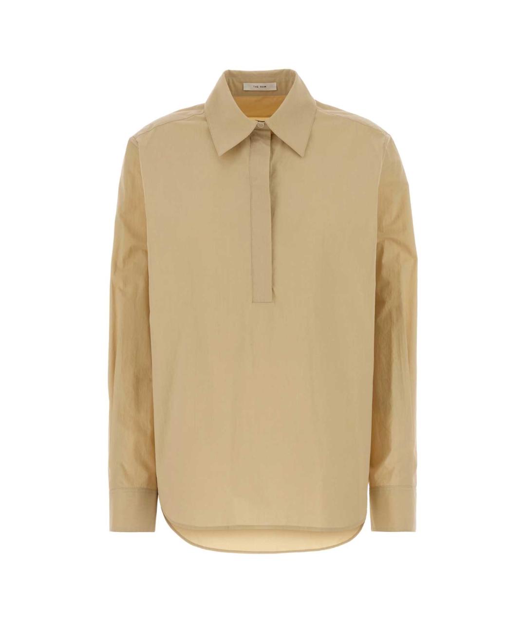 THE ROW Бежевая хлопковая рубашка, фото 1