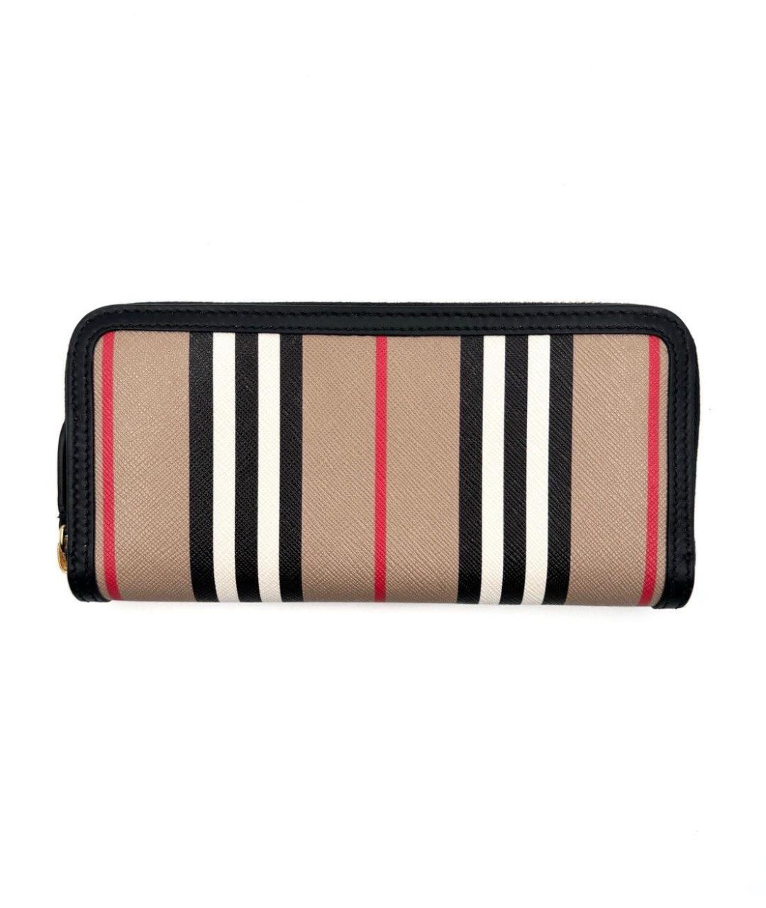 BURBERRY Коричневый кожаный кошелек, фото 1