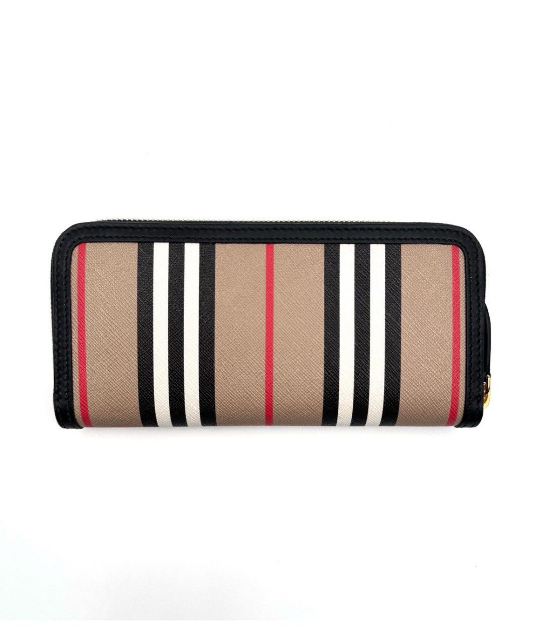 BURBERRY Коричневый кожаный кошелек, фото 2