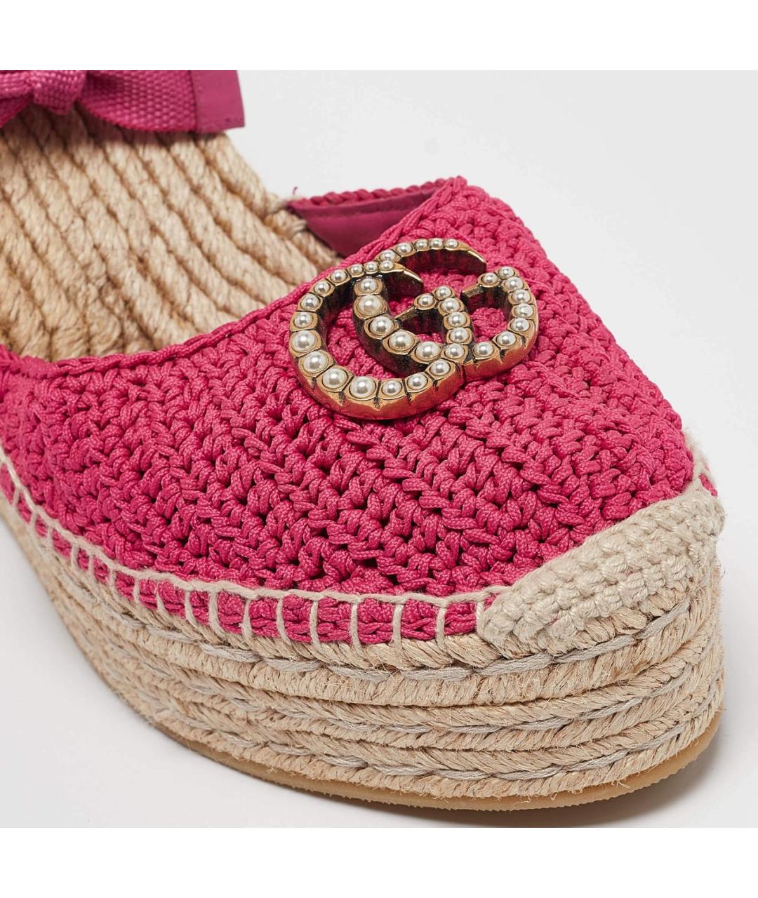 GUCCI Розовые эспадрильи, фото 5