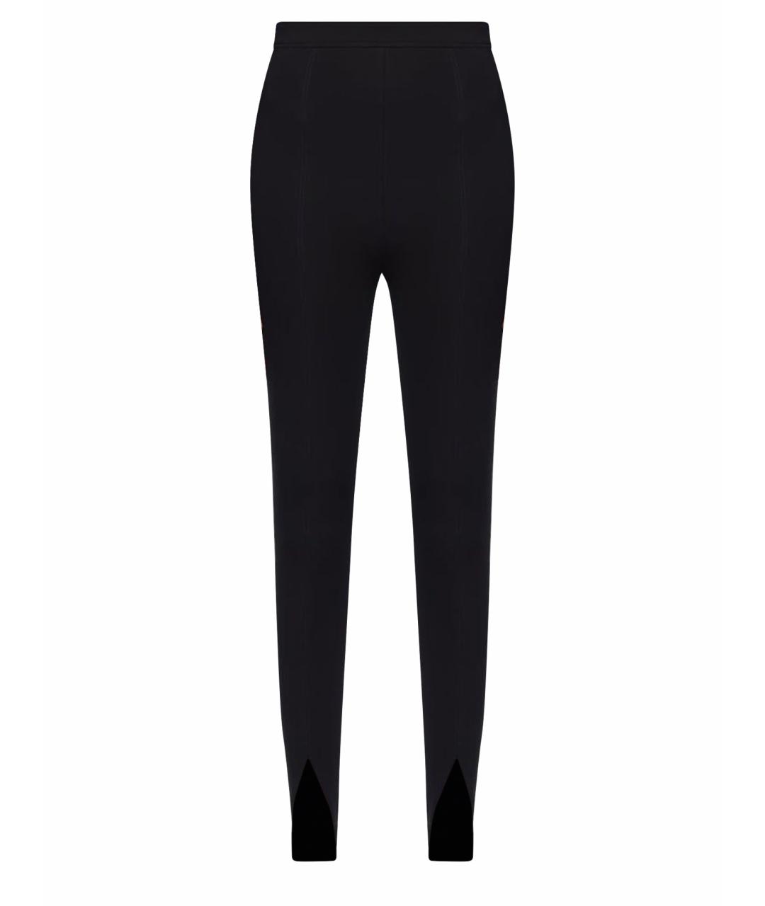 ATLEIN Черные полиэстеровые брюки узкие, фото 1