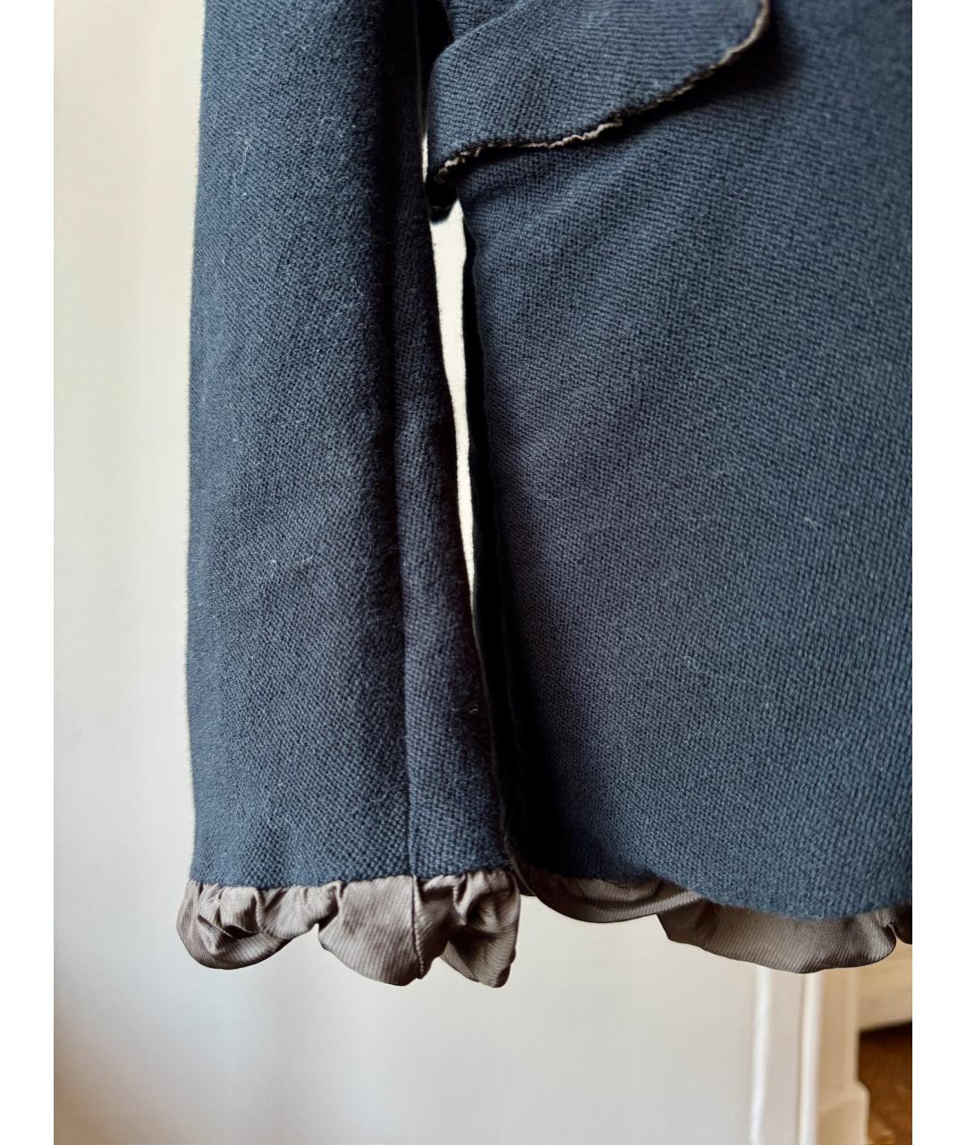 Mihara Yasuhiro Черный хлопковый жакет/пиджак, фото 6