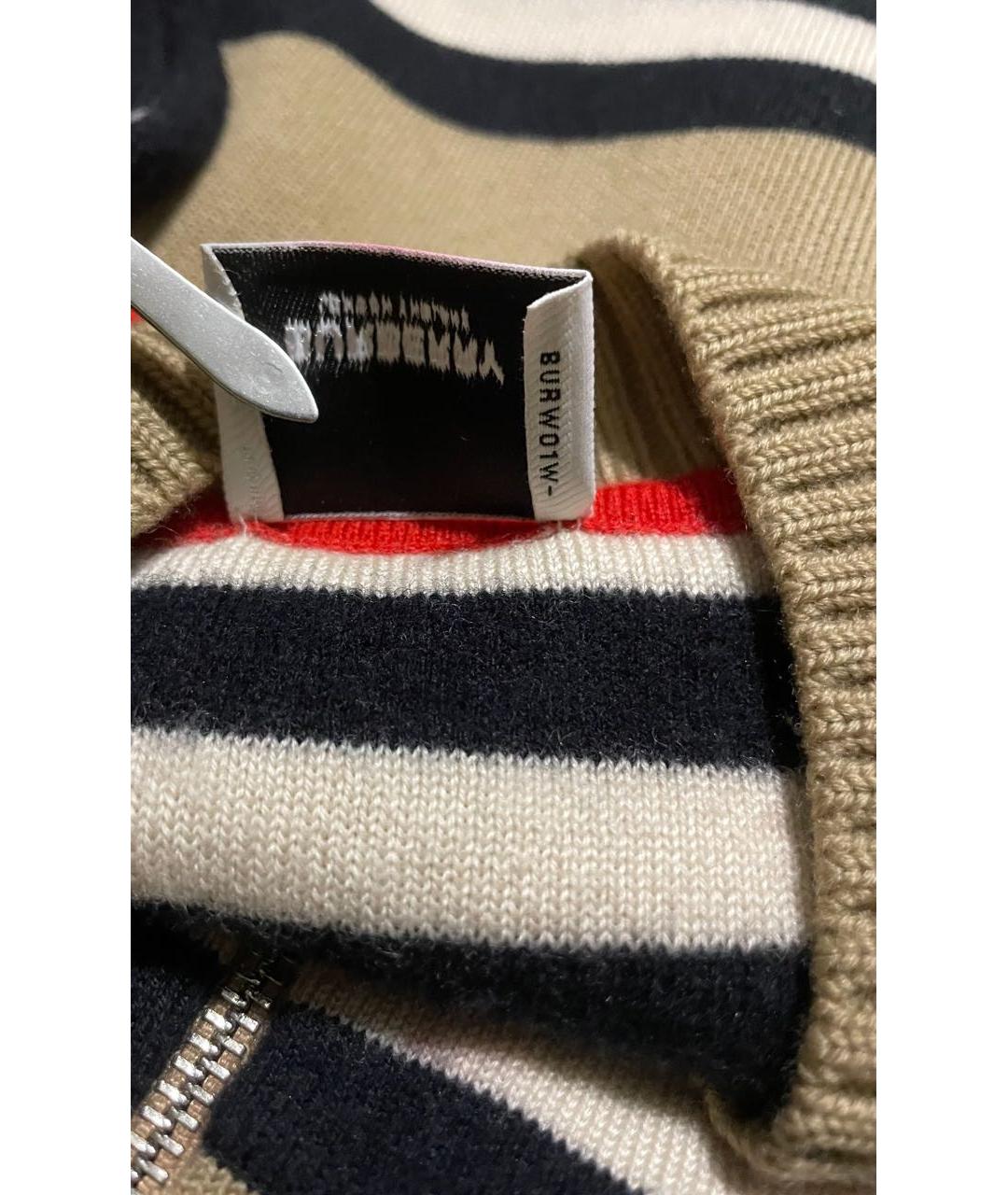 BURBERRY Мульти шерстяной кардиган, фото 4