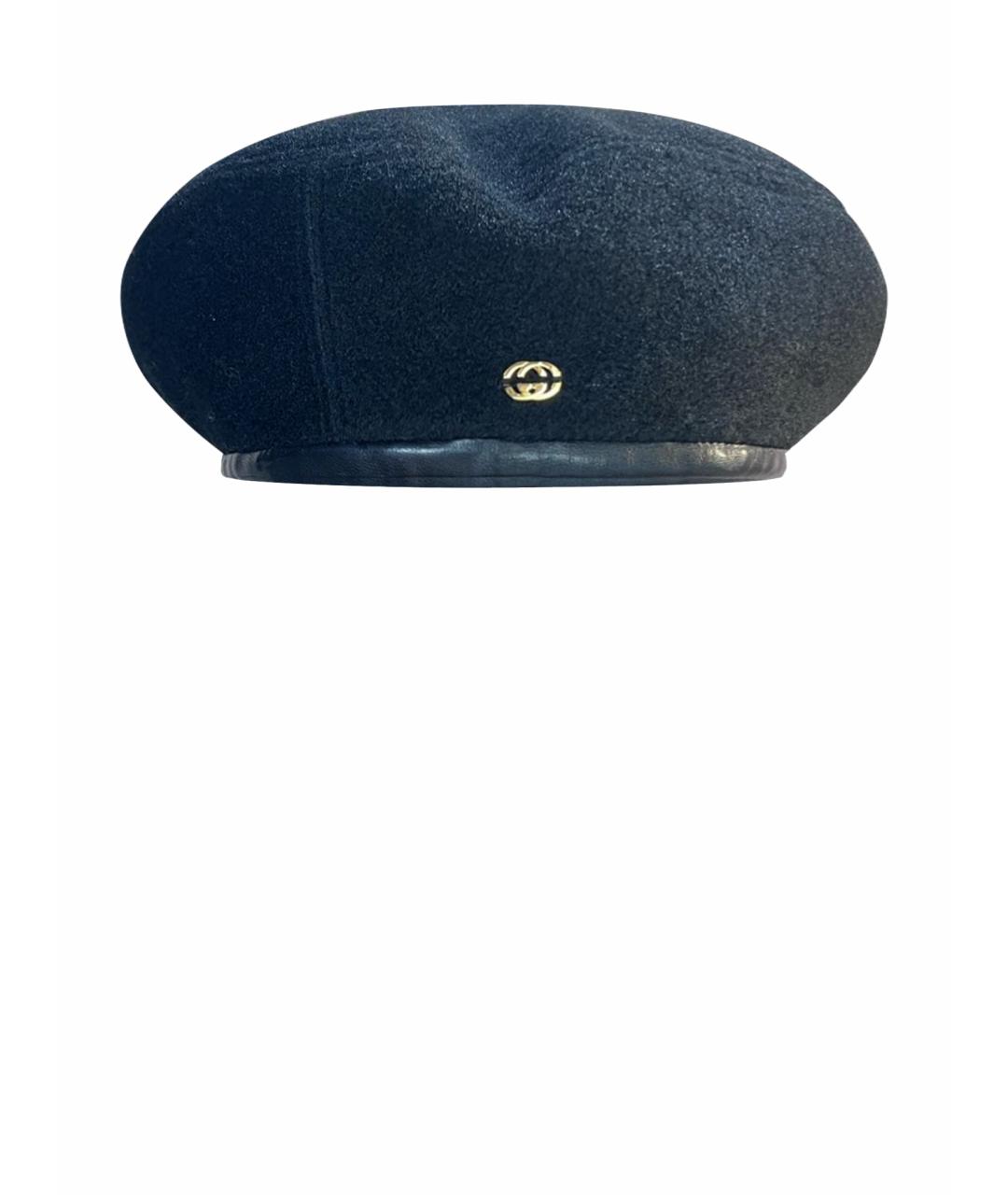 GUCCI Черная шапка, фото 1