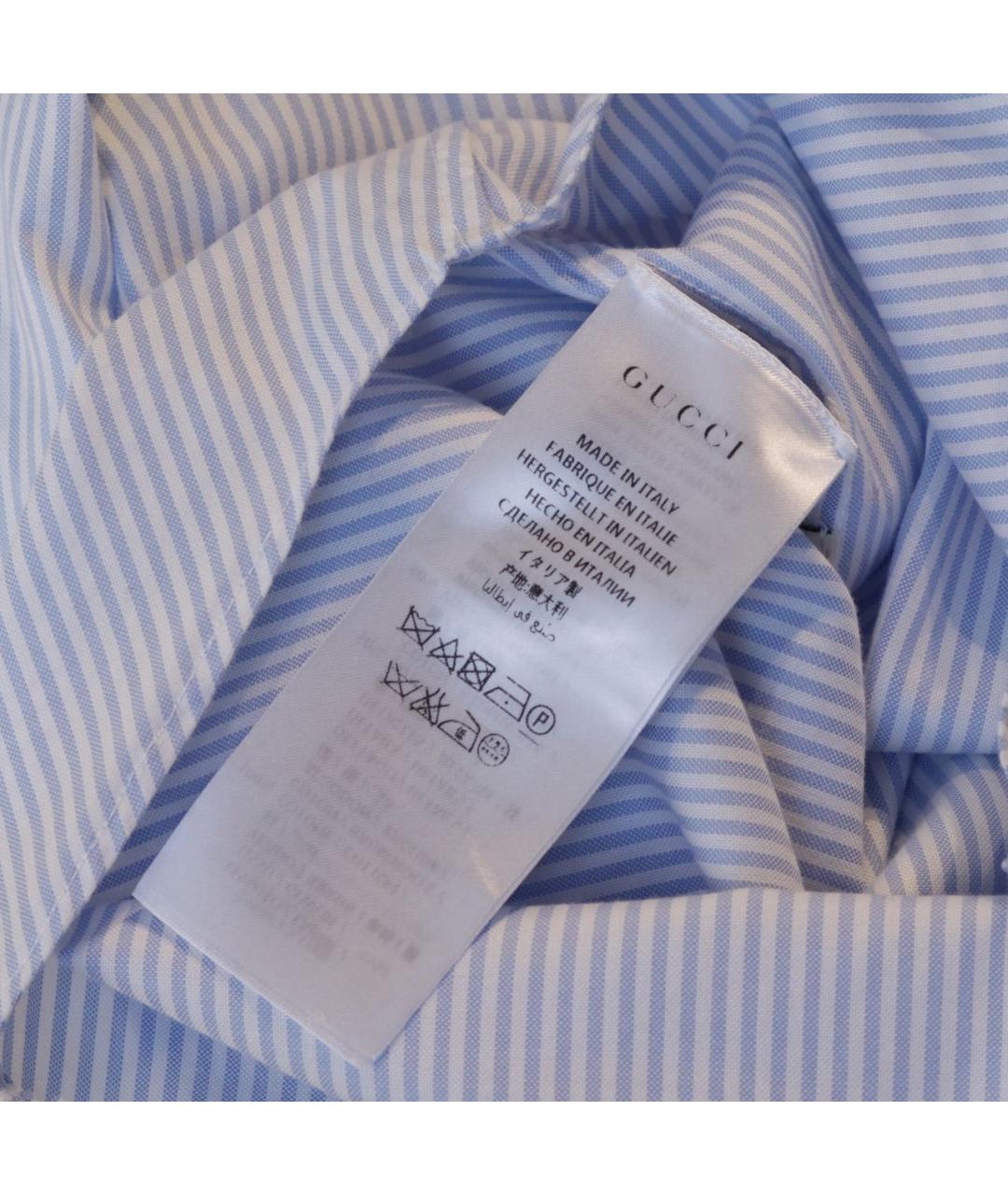 GUCCI Хлопковая рубашка, фото 8