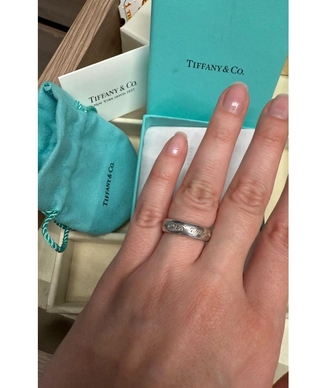 TIFFANY&CO Серебряное серебряное кольцо, фото 2