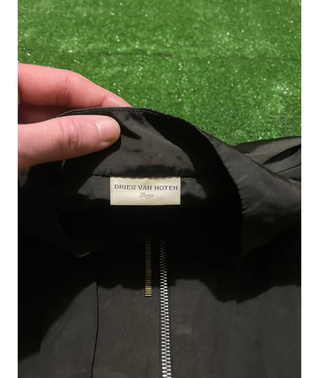 DRIES VAN NOTEN Черная полиэстеровая куртка, фото 6
