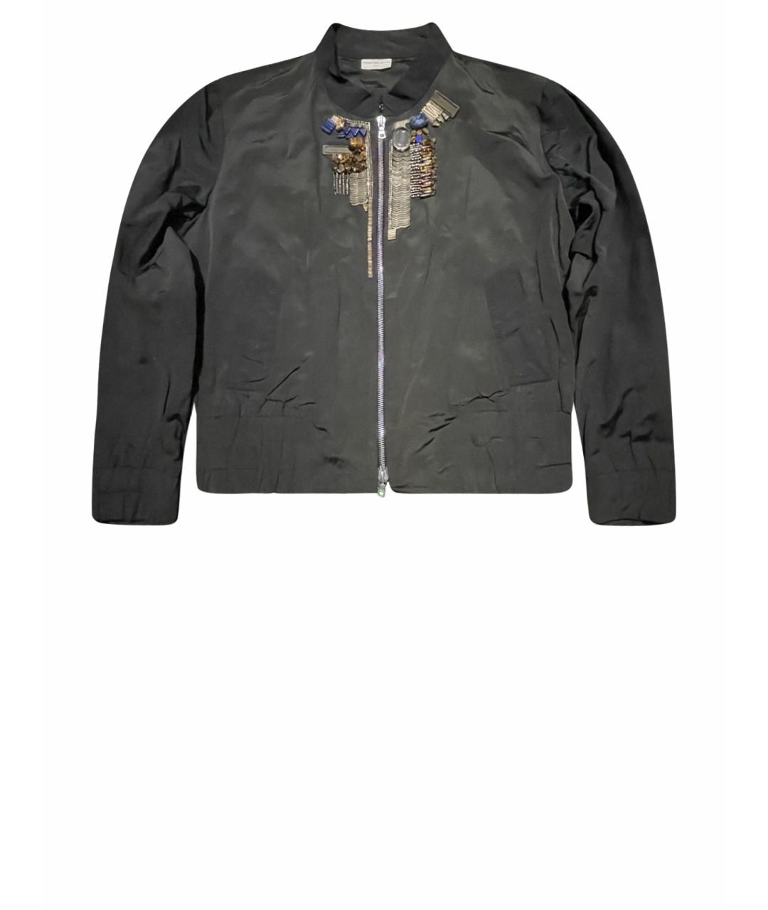 DRIES VAN NOTEN Черная полиэстеровая куртка, фото 1