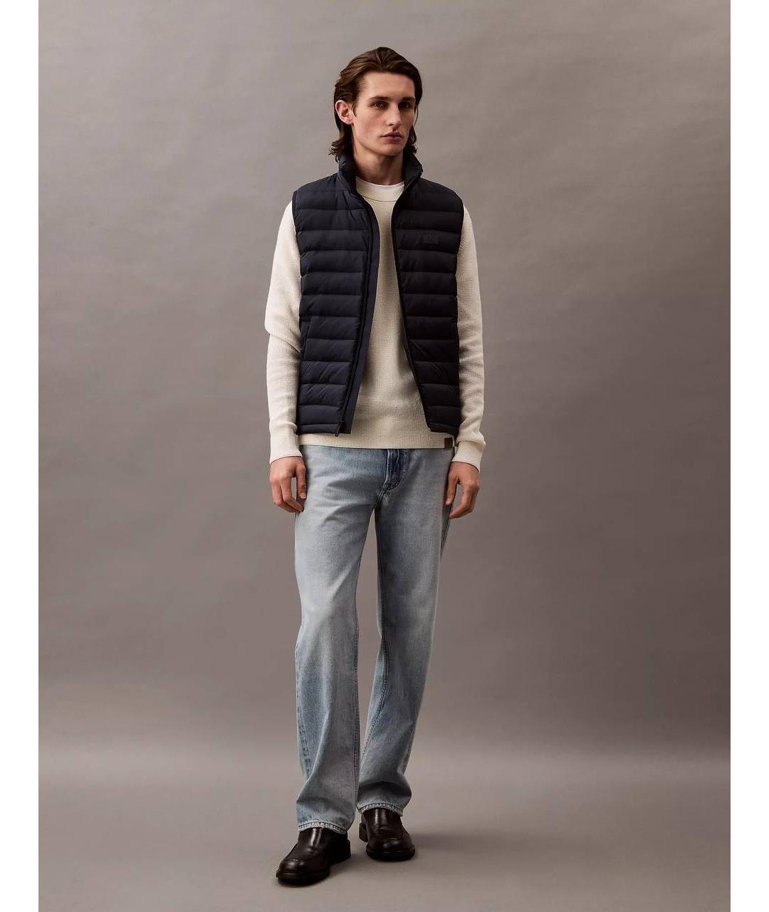 CALVIN KLEIN Темно-синий жилет, фото 3