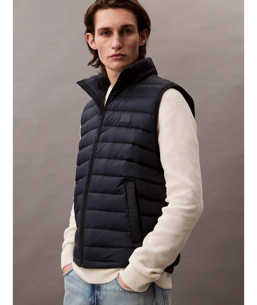 CALVIN KLEIN Темно-синий жилет, фото 2